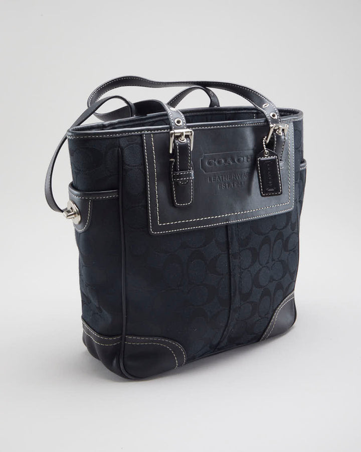Coach Black Leather Handbag