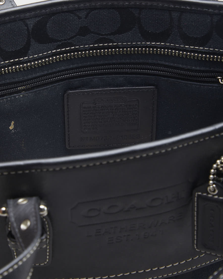 Coach Black Leather Handbag
