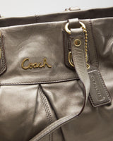 Vintage Gold Coach Bag