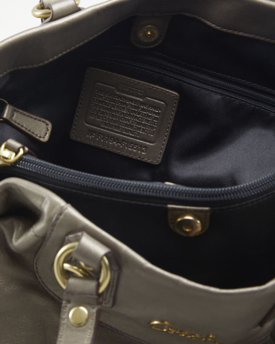 Vintage Gold Coach Bag