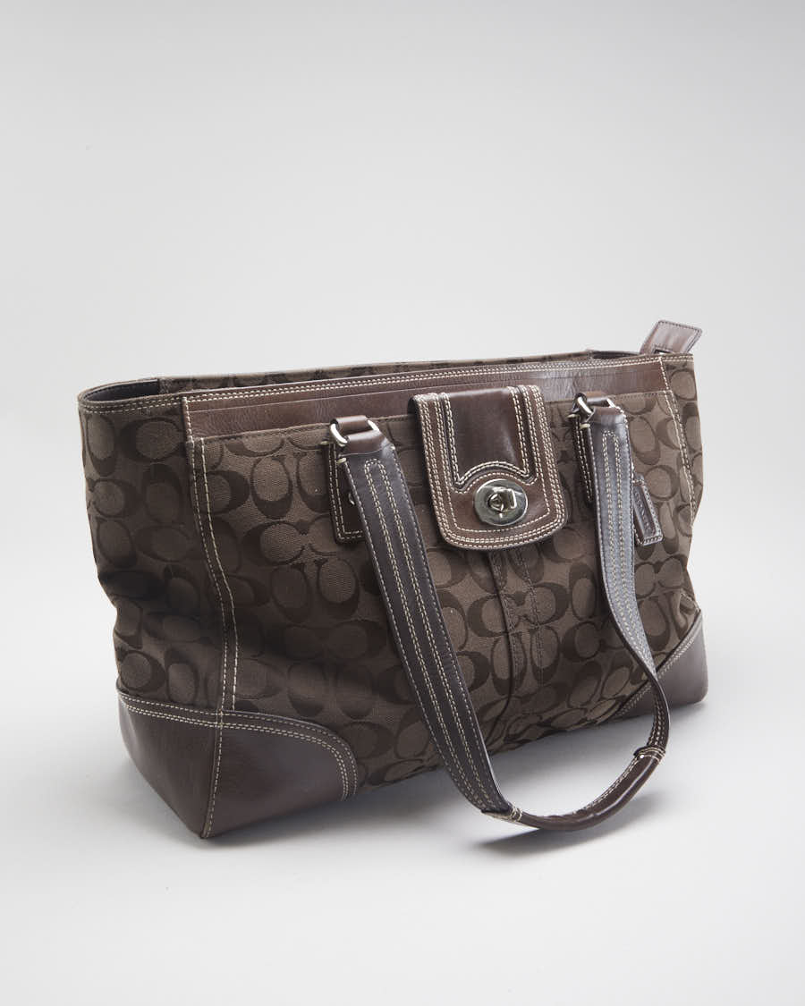 Timeless Coach Brown Monogram Bag