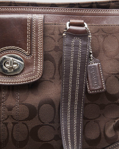 Timeless Coach Brown Monogram Bag