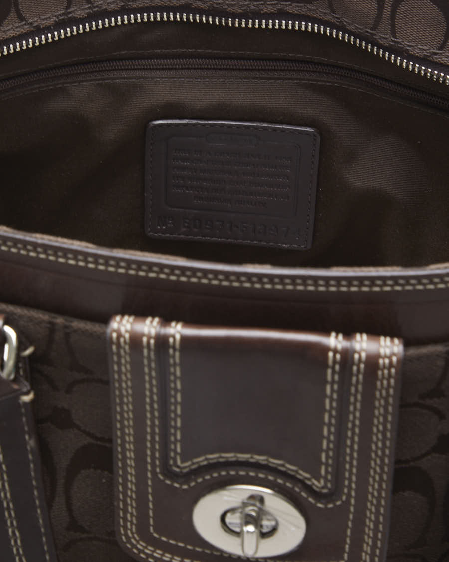 Timeless Coach Brown Monogram Bag