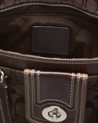 Timeless Coach Brown Monogram Bag