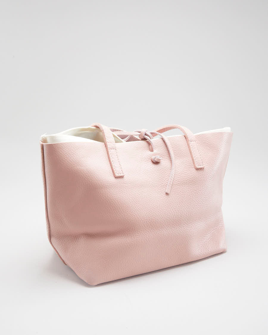 Hand Crafted Artisanal Leather Pink Bag