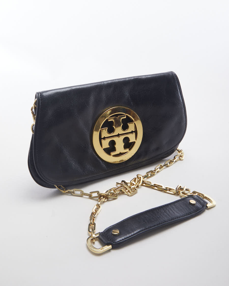 Tory Burch Leather Crossbody Bag With Gold Hardware - O/S
