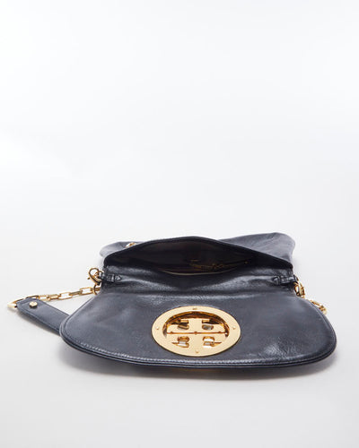 Tory Burch Leather Crossbody Bag With Gold Hardware - O/S