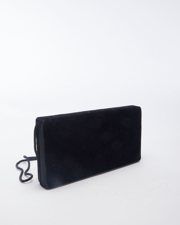 Vintage Henry Birks Black Beaded Crossbody Bag - O/S