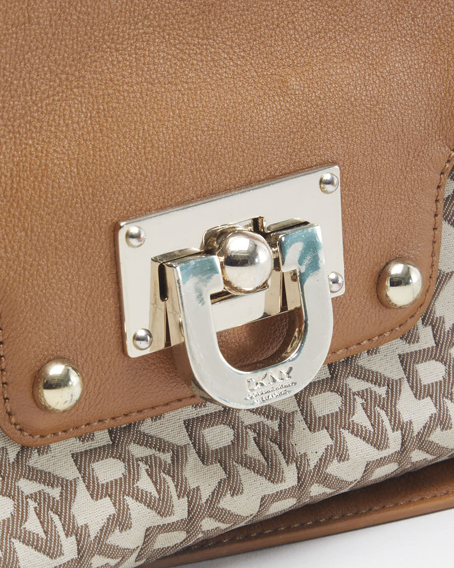 Vintage 00s Y2K DKNY Monogram Handbag - O/S