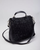 Coach Madison Chenille Ocelot Sadie Flap Satchel Bag