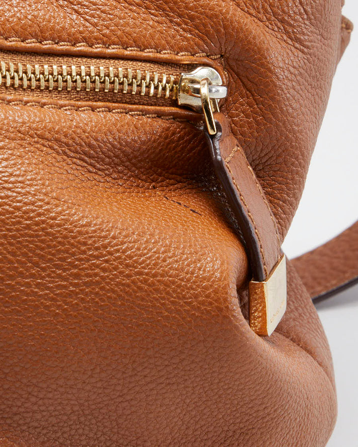 Michael Kors Brown Leather Bag