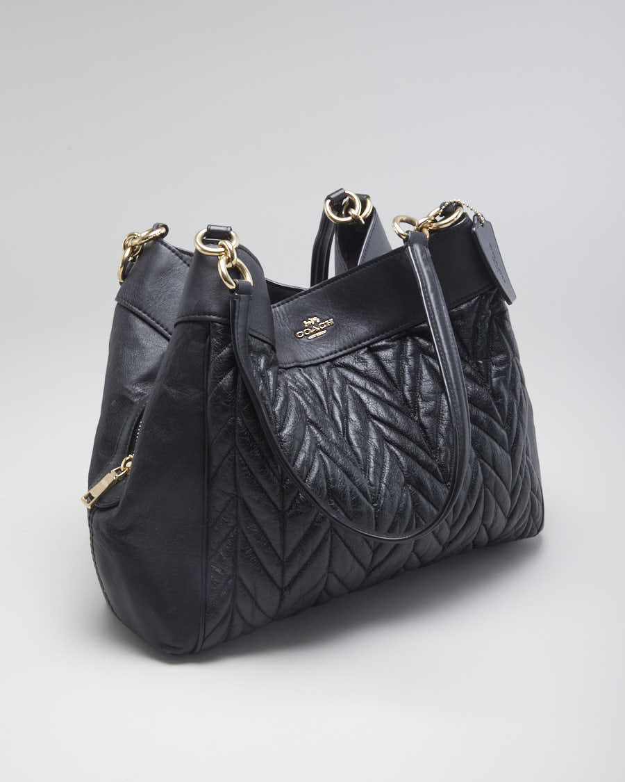 Vintage Coach Women's Lexy Black Shoulder bag.