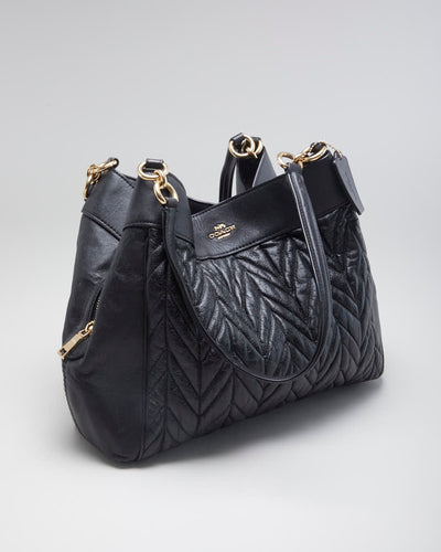 Vintage Coach Women's Lexy Black Shoulder bag.