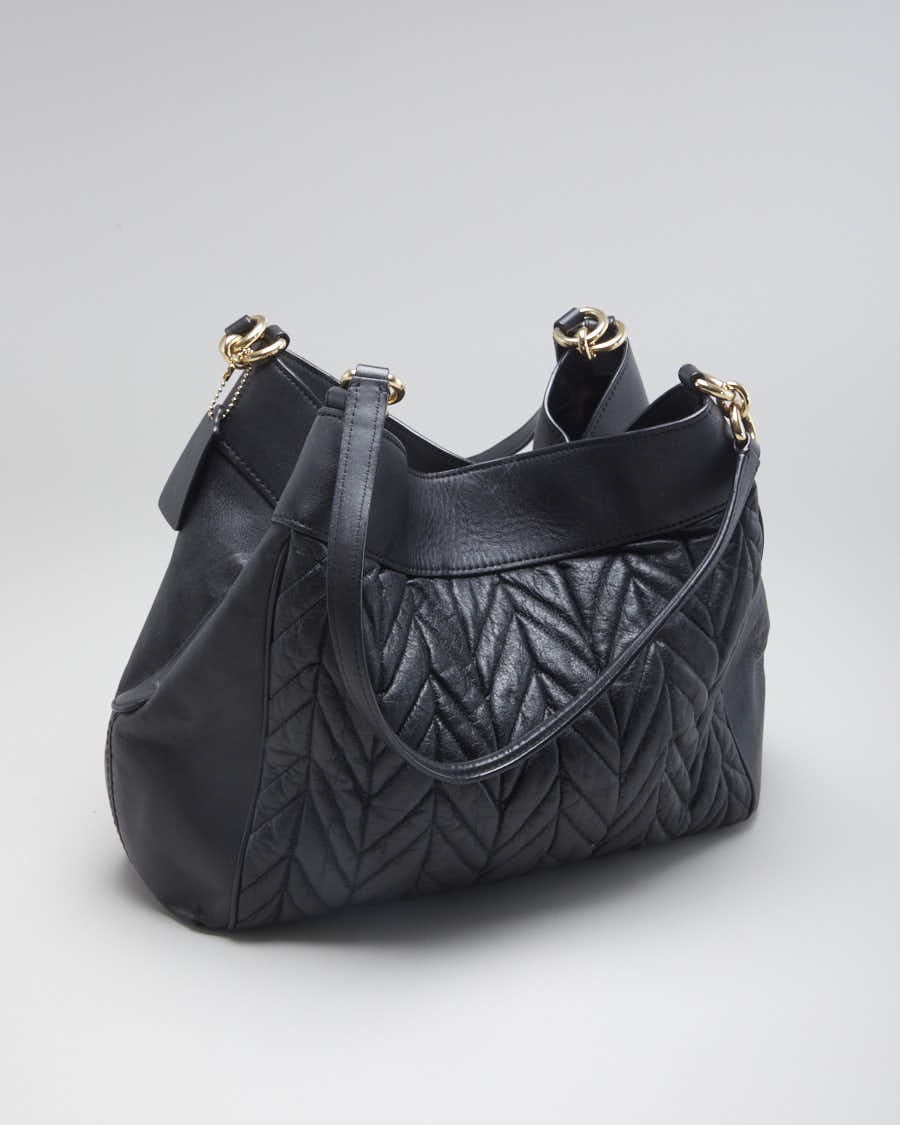Vintage Coach Women's Lexy Black Shoulder bag.