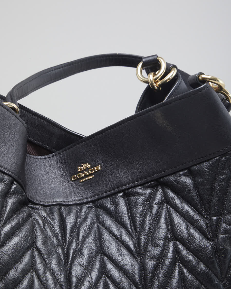 Vintage Coach Women's Lexy Black Shoulder bag.