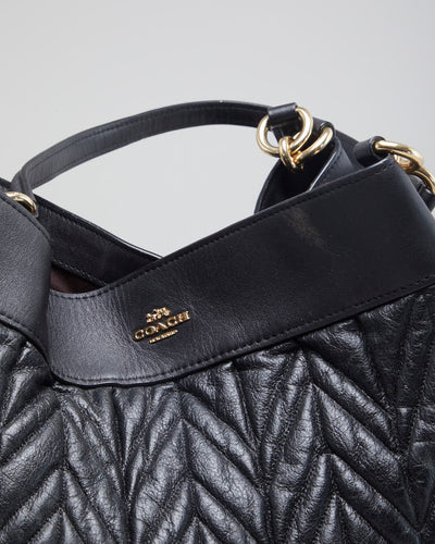 Vintage Coach Women's Lexy Black Shoulder bag.