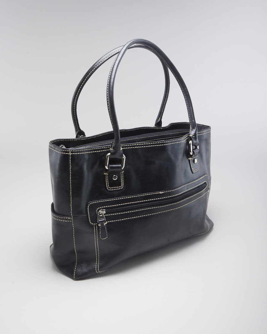 Vintage Woman's Black Fossil Handbag