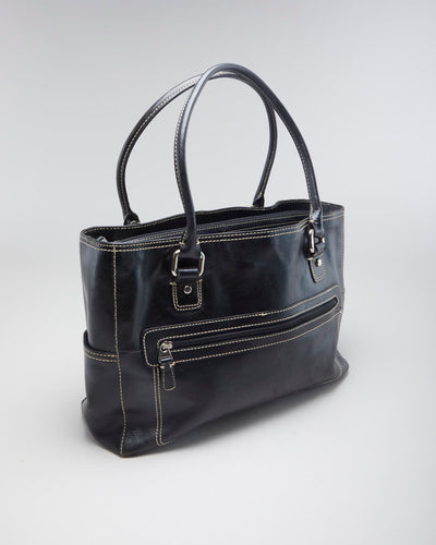 Vintage Woman's Black Fossil Handbag