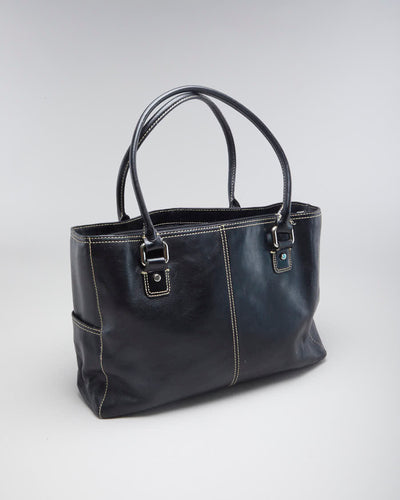 Vintage Woman's Black Fossil Handbag