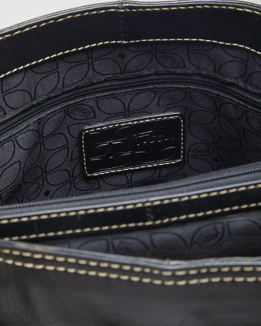Vintage Woman's Black Fossil Handbag