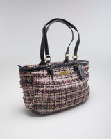 Vintage woman's Coach Tweed Handbag