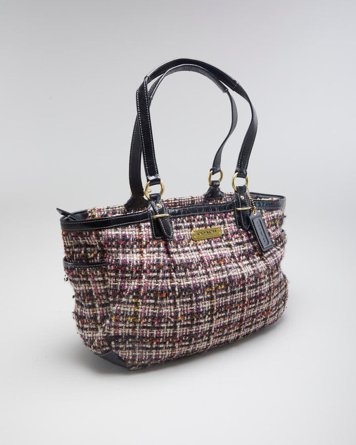 Vintage woman's Coach Tweed Handbag