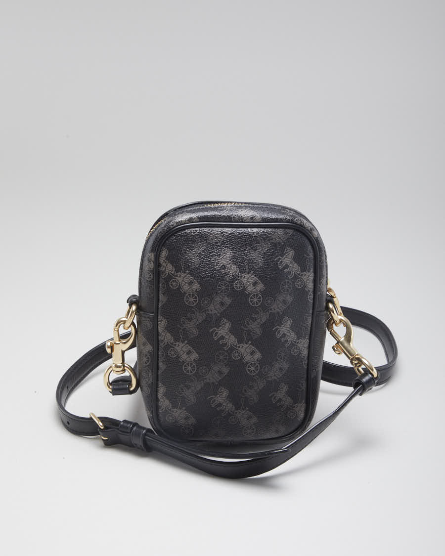 Women's Black Heritage Black Coach Crossbody bag