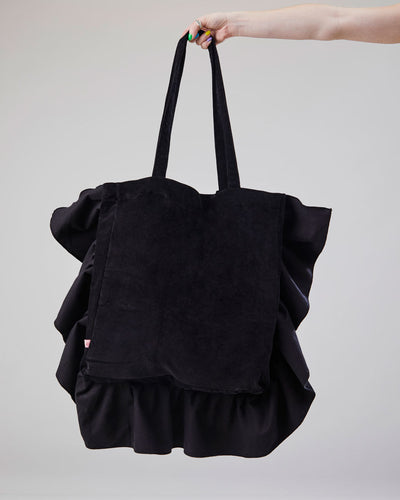 Rokit Originals Patsy  Oversized Ruffle Tote Bag