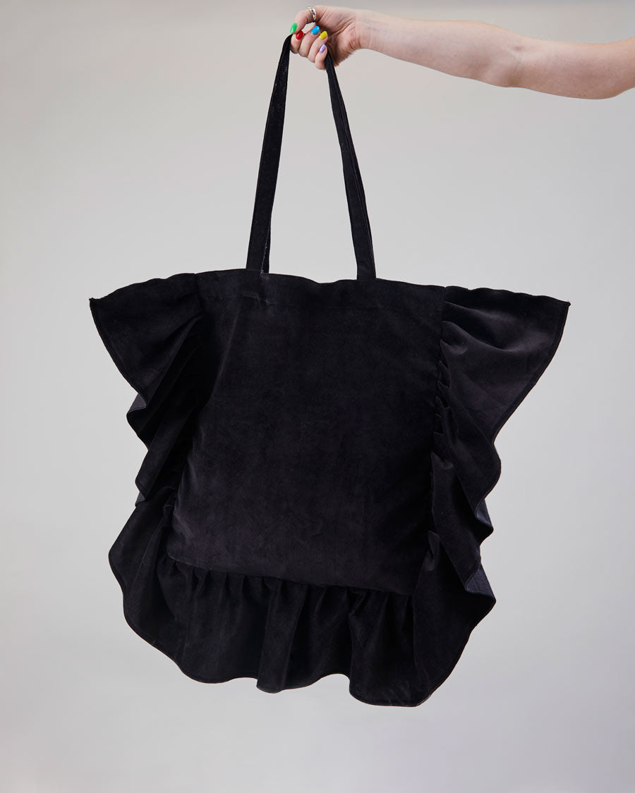 Rokit Originals Patsy  Oversized Ruffle Tote Bag