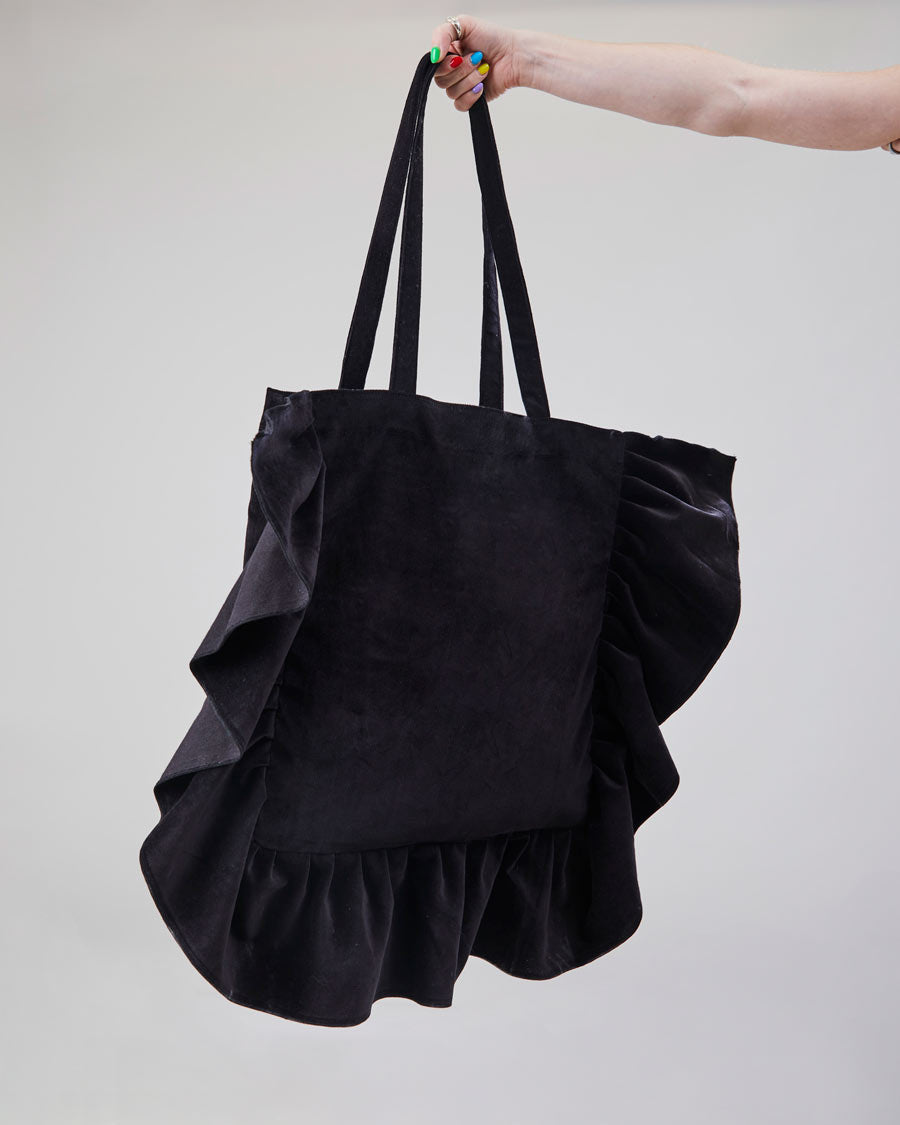 Rokit Originals Patsy  Oversized Ruffle Tote Bag