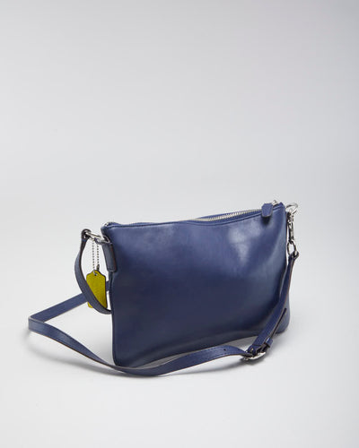 Women's Blue Coach Cross Body Bag