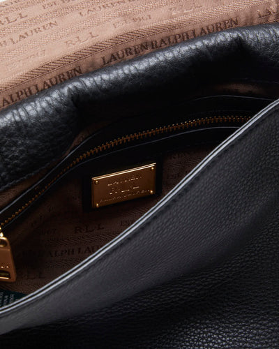 Womens Black Lauren (Ralph Lauren) Braided Leather bag