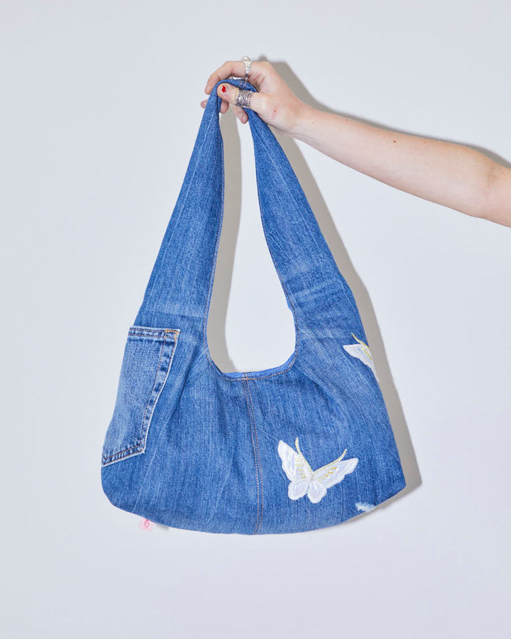 Rokit Originals Reworked Saffie Denim Bag