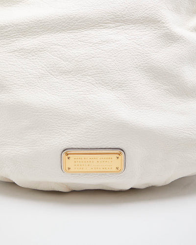 Vintage Woman's Cream Marc By Marc Jacobs Leather Handbag