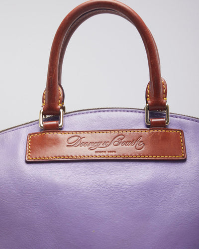 Dooney And Bourke Purple Leather Bag