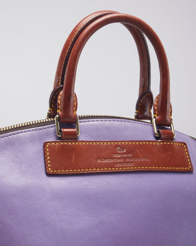 Dooney And Bourke Purple Leather Bag