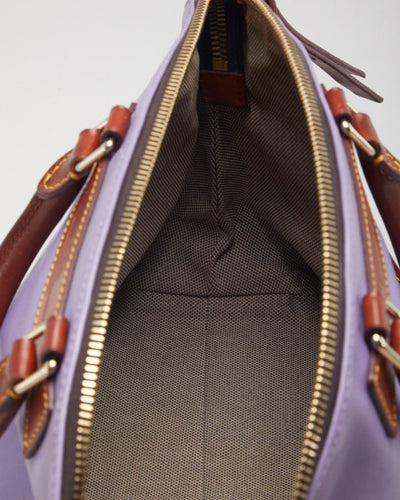 Dooney And Bourke Purple Leather Bag