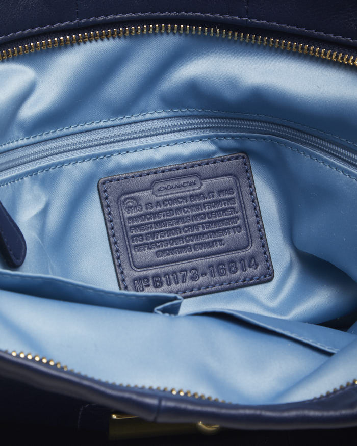 Deadstock Blue Coach Handbag