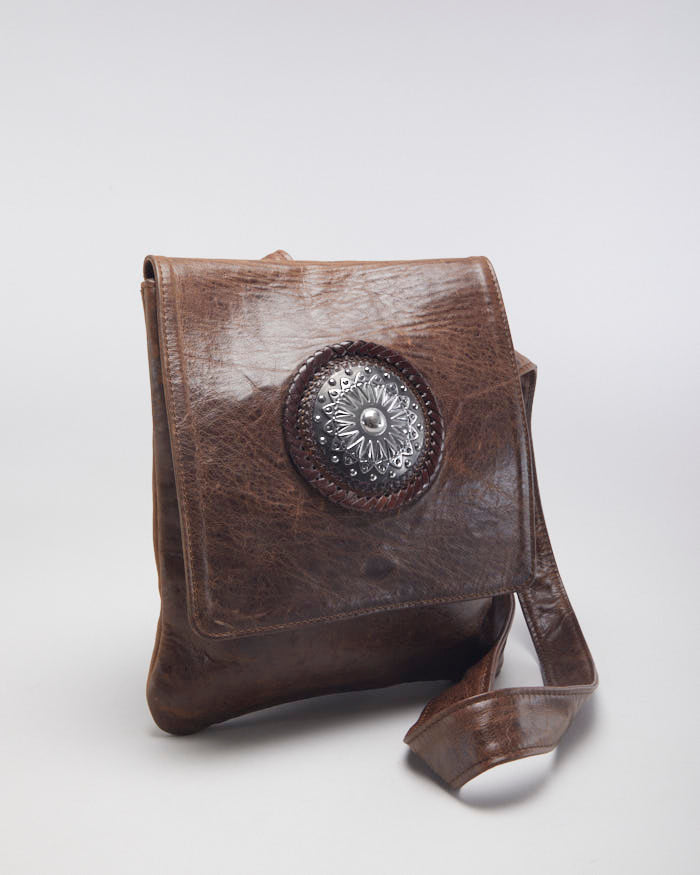 Vintage Origenes Leather Cross Body Bag