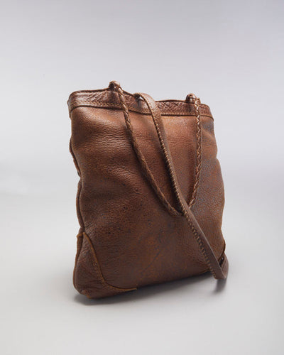 Mandara Brown Leather Tassel Bag