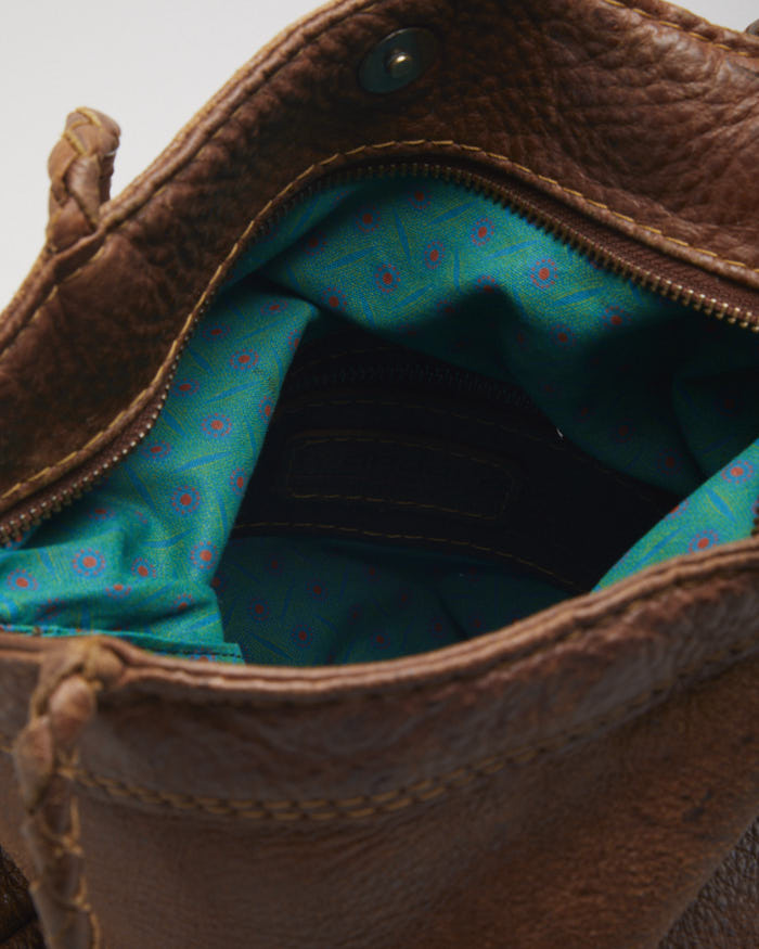 Mandara Brown Leather Tassel Bag