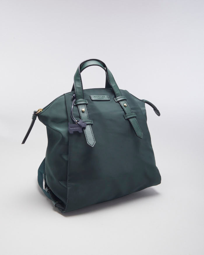 Radley Essentials Dark Green Zip Top Backpack