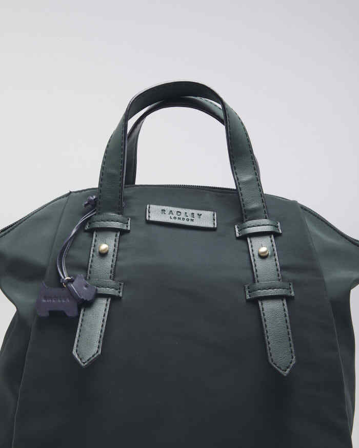 Radley Essentials Dark Green Zip Top Backpack