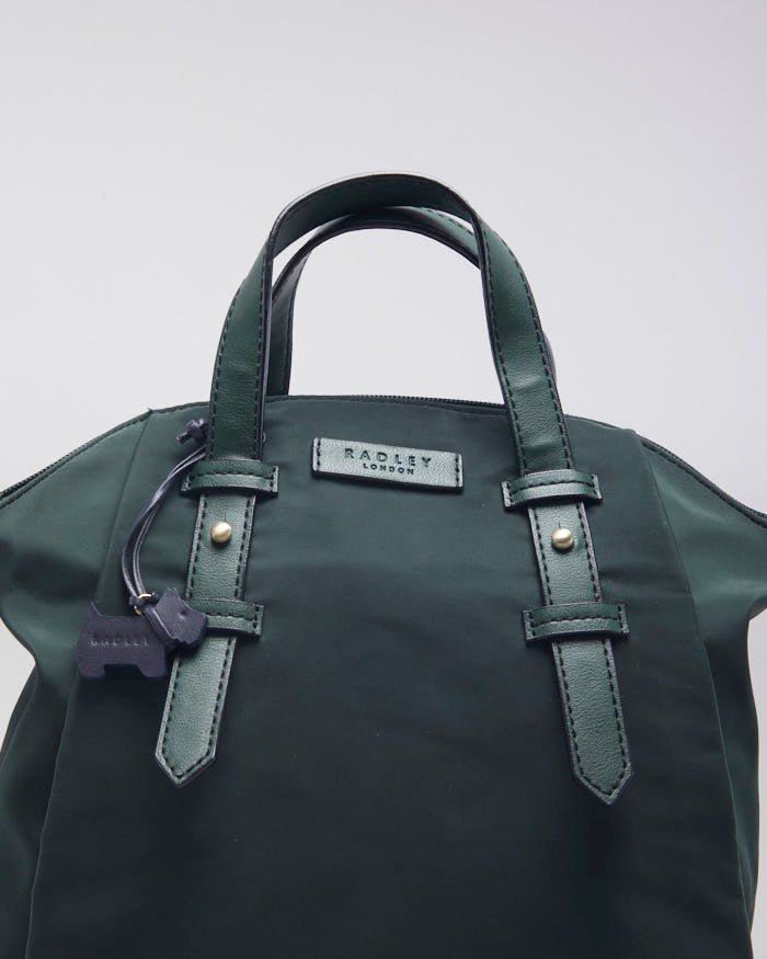 Radley Essentials Dark Green Zip Top Backpack