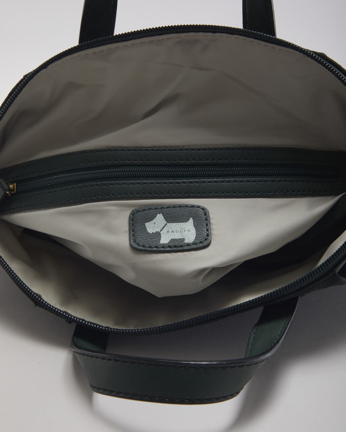 Radley Essentials Dark Green Zip Top Backpack