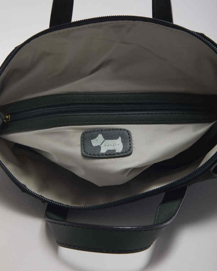 Radley Essentials Dark Green Zip Top Backpack