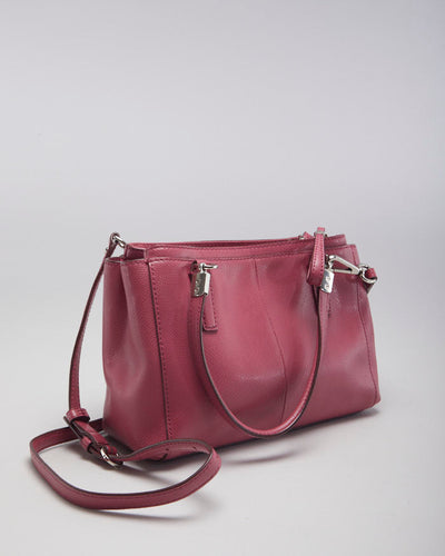 Coach Pink Leather Crossbody Bag