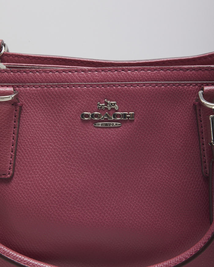 Coach Pink Leather Crossbody Bag