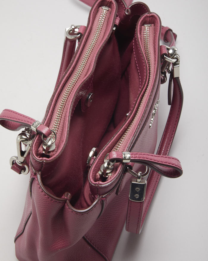 Coach Pink Leather Crossbody Bag