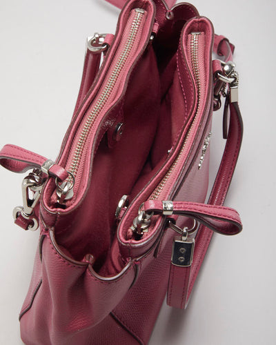 Coach Pink Leather Crossbody Bag